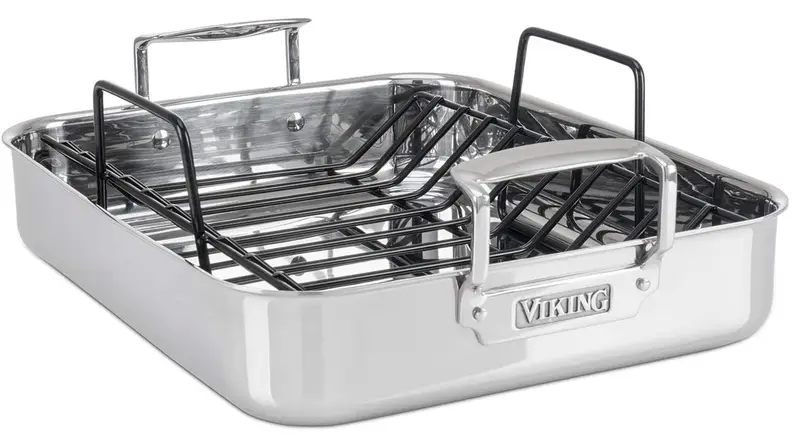 Viking Culinary 3-Ply Stainless Steel Roasting Pan