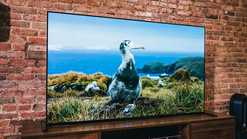 The Sony A90J showing off 4K/HDR content