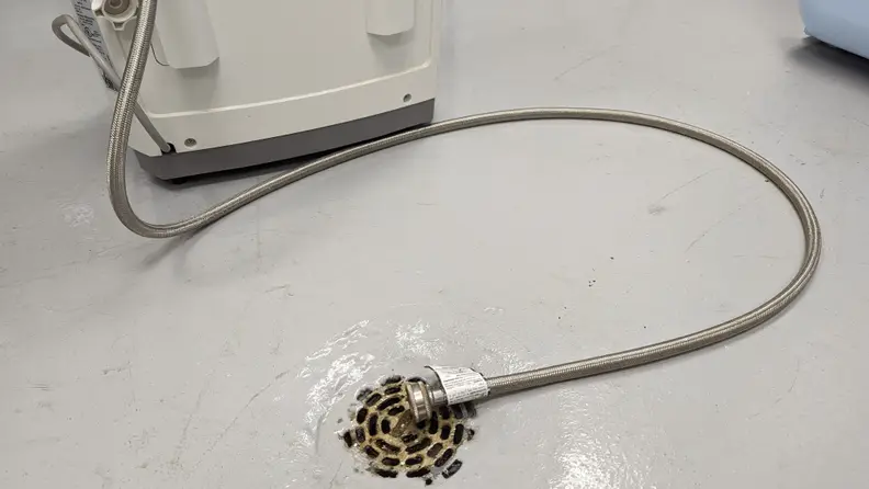 Dehumidifier floor drain
