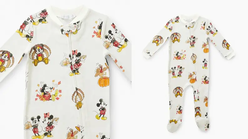 Disney Thanksgiving-themed PJs