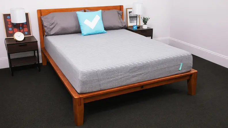 The Siena Memory Foam mattress in a bedroom.