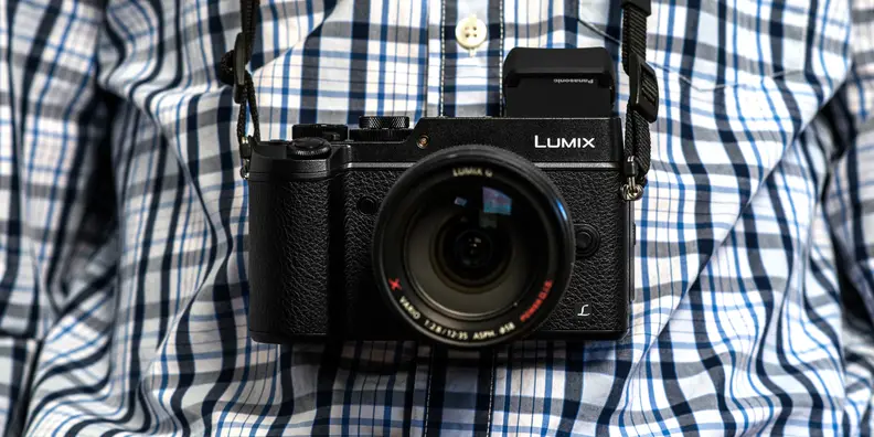 A photo of the Panasonic Lumix GX8.