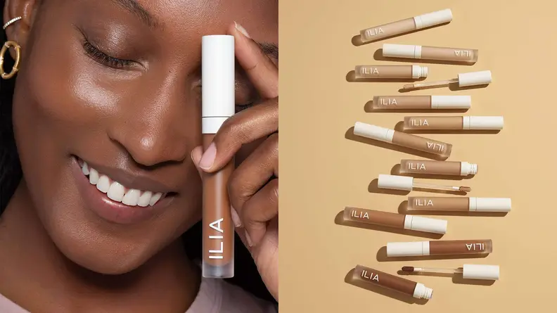 The Ilia Beauty True Skin Serum Concealer line.