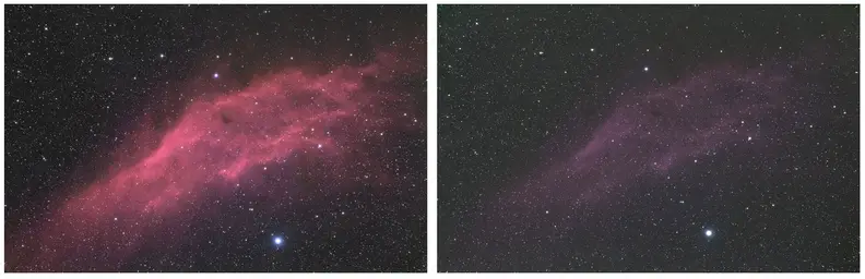 In this Nikon-produced sample, the D810A's improved sensitivity to certain types of red light really shines.
