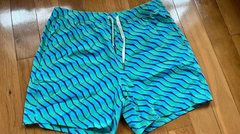 The Bungalow swim trunks from Fair Harbor.