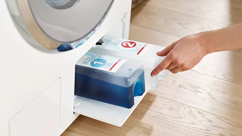 Miele's detergent and bleach cartridges
