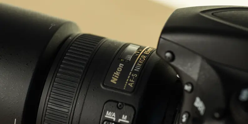 Unlike some lower-grade Nikon lenses, the 85mm f/1.8G offers extras like a focus scale and metal lens mount.