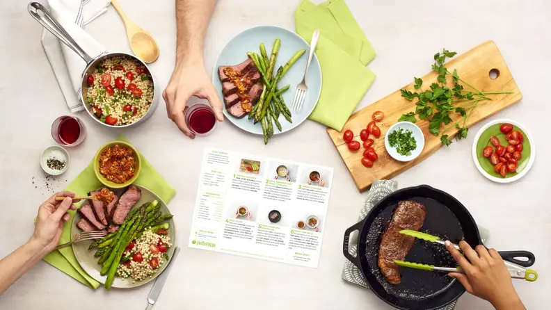 HelloFresh offers family-friendly meal kits that you can cook together.