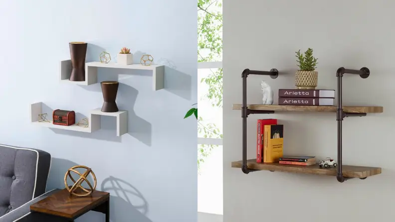 Why not decorate your walls with new shelving?