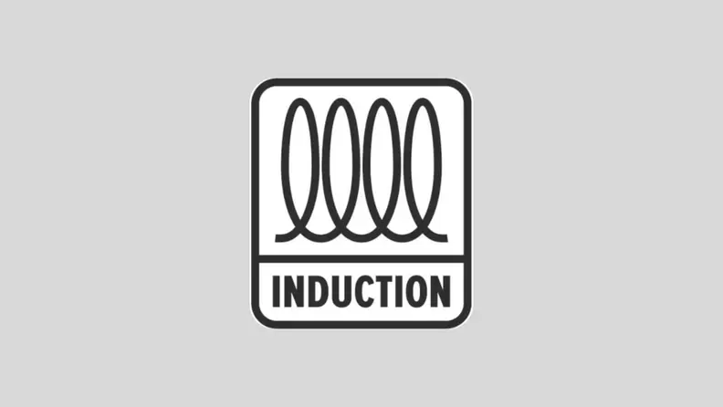 An image of an induction compatible symbol