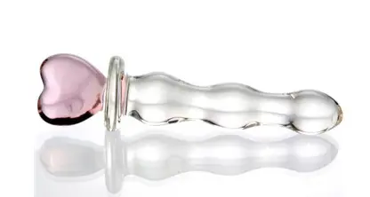 Crystal Heart of Glass wand