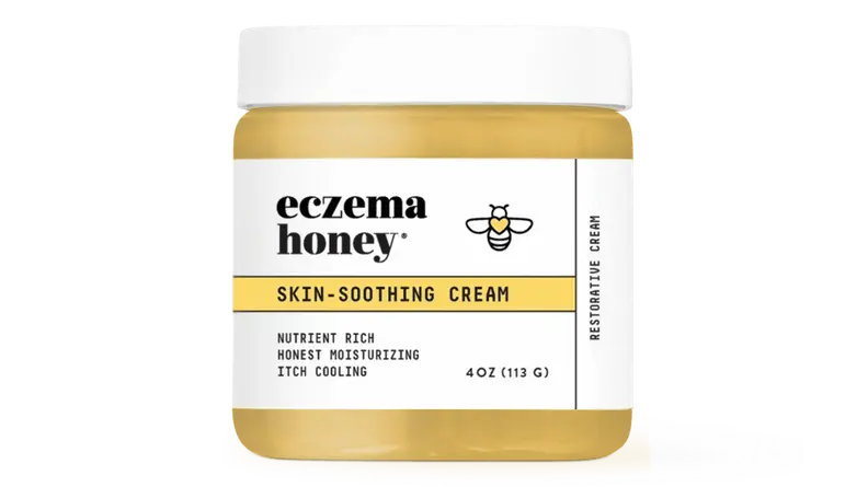 Soothe dry skin with this honey-based moisturizer.