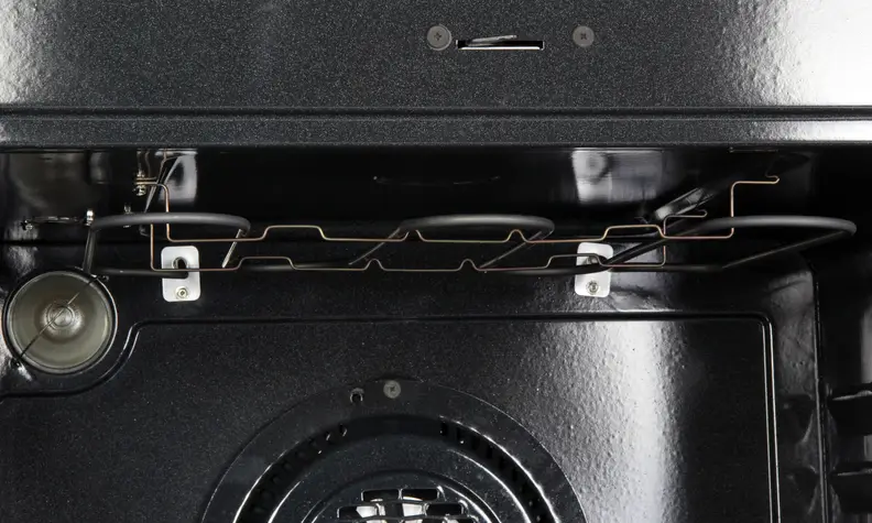The broiler preheats in no time.