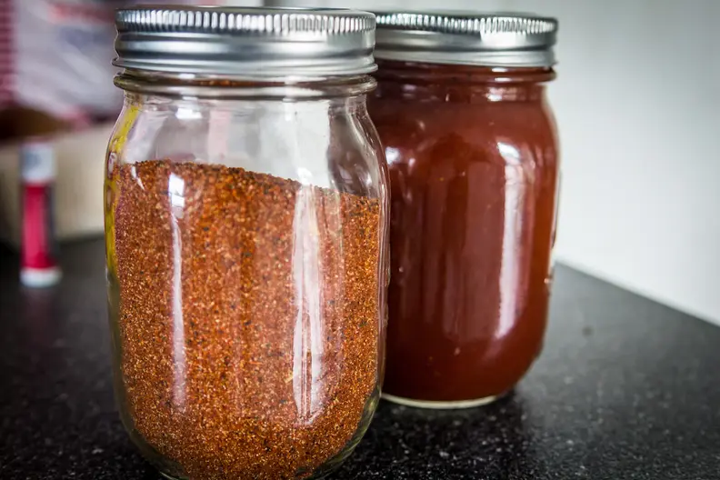 Homemade Barbecue Sauce and rub