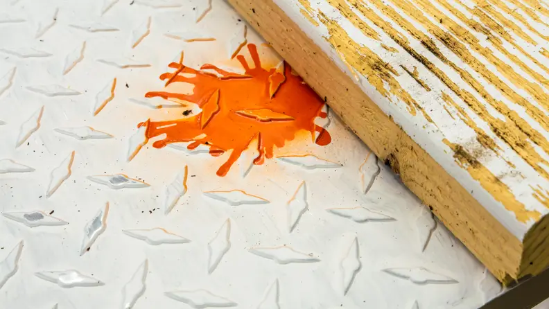 Stripping paint is a tough job, even for a pressure washer.