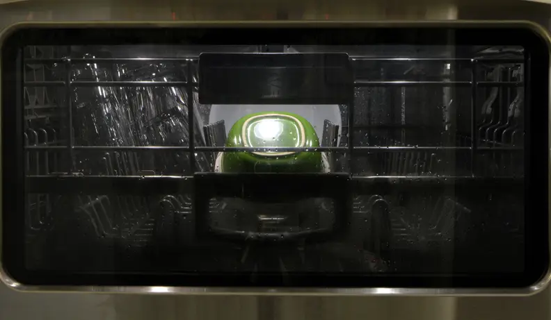 Interior lights turning on after a cycle's completion