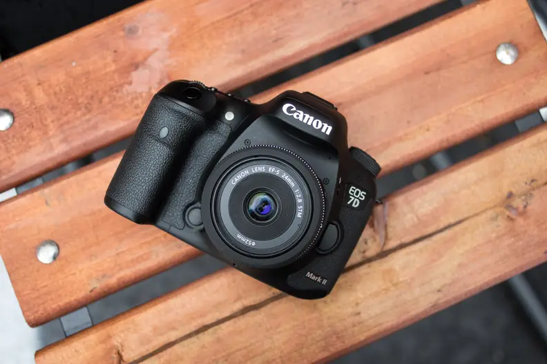 The compact design on the 24mm f/ 2.8 makes it easy to grap-and-go.