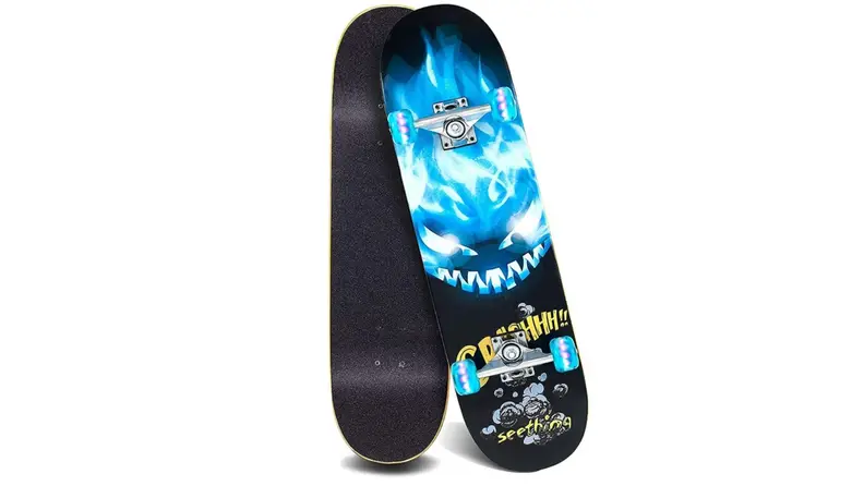 A cool board with a Fortnite character.