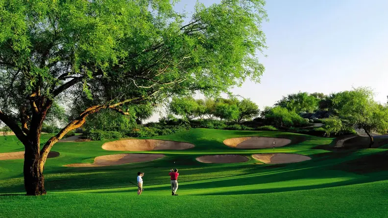 An amenity inside a resort: a golf club