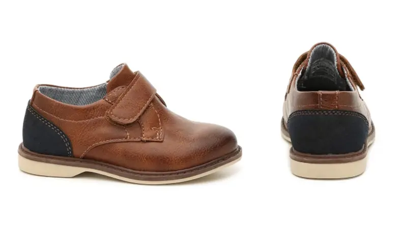 Faux Leather Toddler Dress Shoes