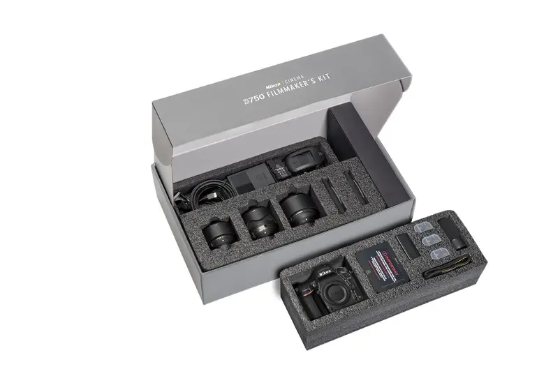 The D750 Filmmaker Kit comes with a variety of items giving filmmakers a solid starting point to their collection.