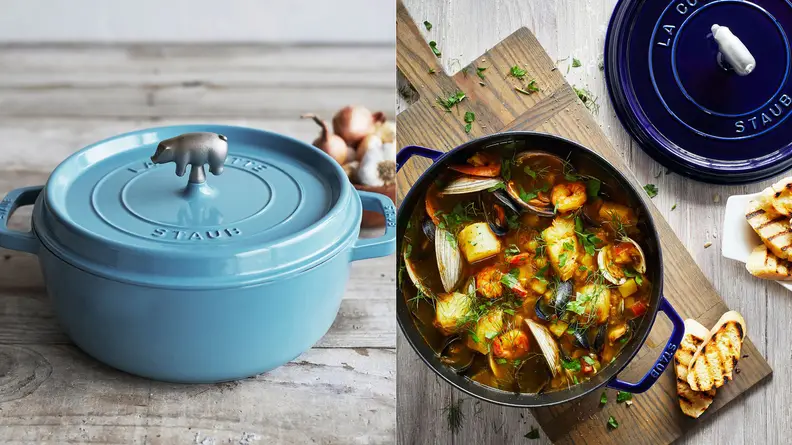 Not only are these Staub Dutch ovens gorgeous, but they are incredibly versatile.