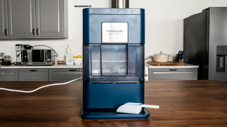 The front of the Frigidaire Gallery EFIC255 while on a countertop.