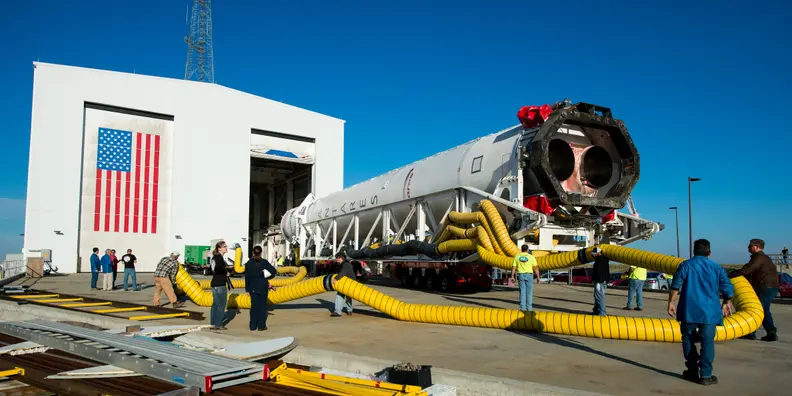Orbital Sciences Antares Rollout