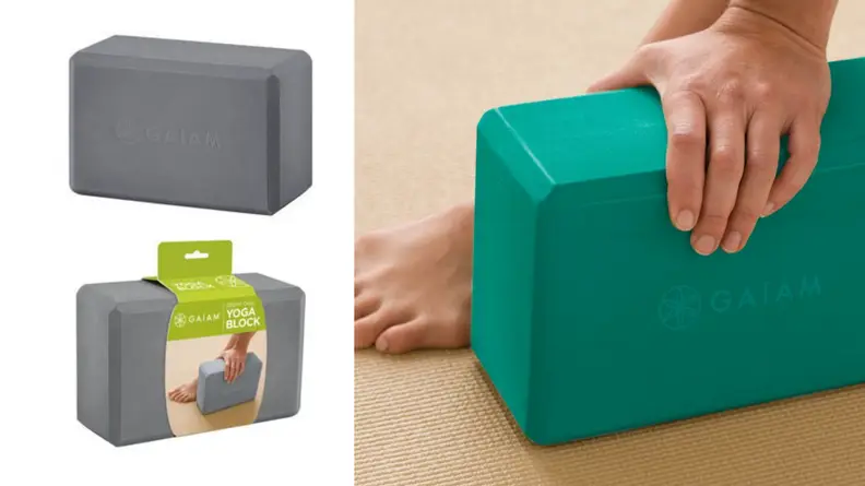 Foam yoga blocks.