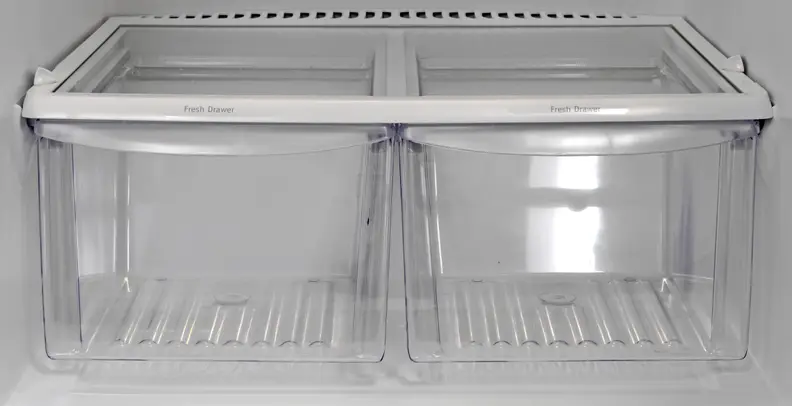 The Frigidaire FFHT2131QP's twin crispers were merely adequate when it came to moisture retention.