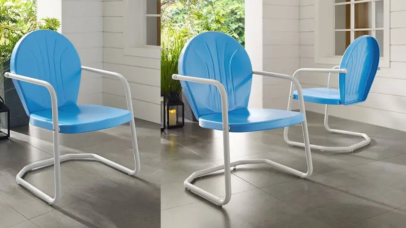 Morrison Retro Metal Lawn Chair