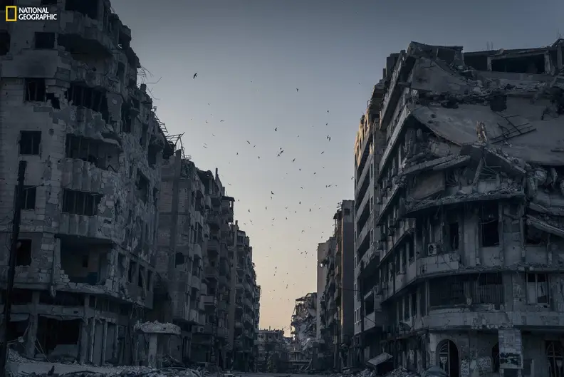 Destroyed Homs