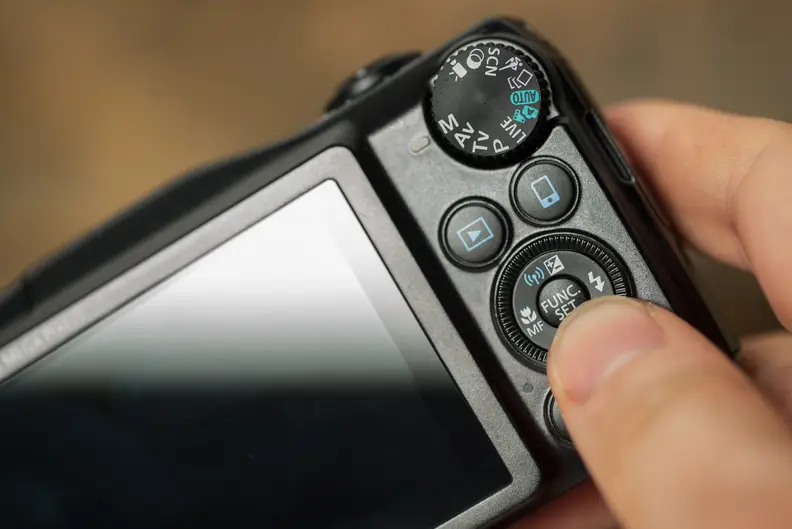 A photo of the Canon PowerShot SX710 HS.