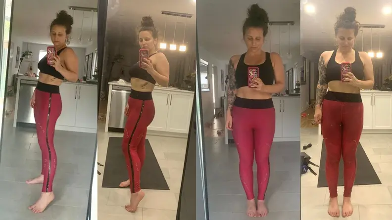 before and after Ultracor leggings