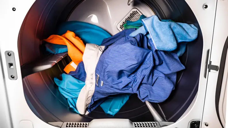 The LG DLE7100W can help you skip ironing with its Freshen Up cycle.