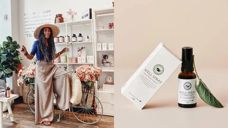 The founder of Inside Outer Beauty Market.