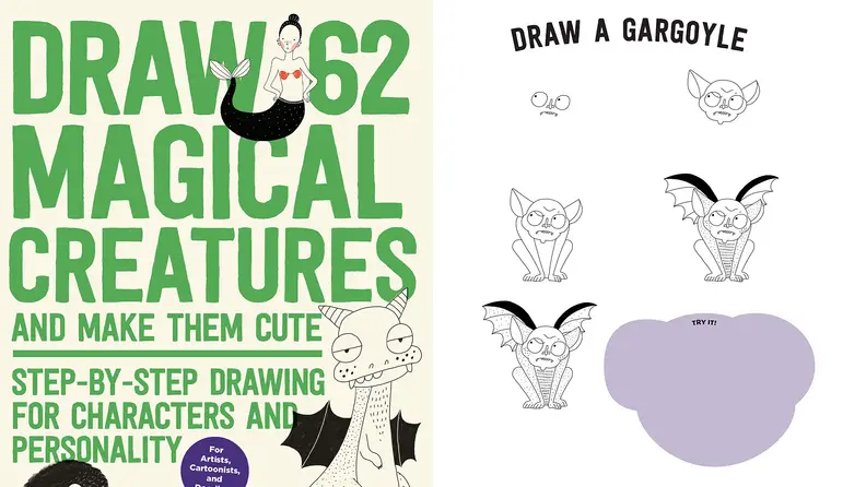 Budding illustrators will love the step-by-step instructions in this book.