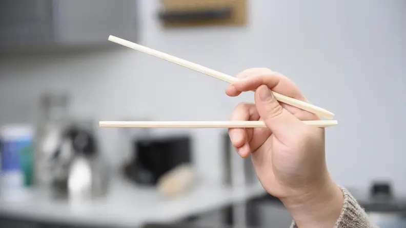 How to use chopsticks gif