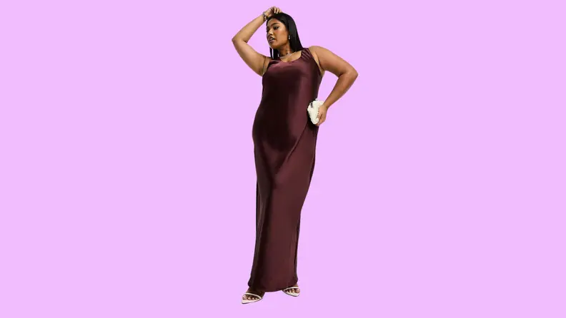 River Island Plus Maxi Slip Dress