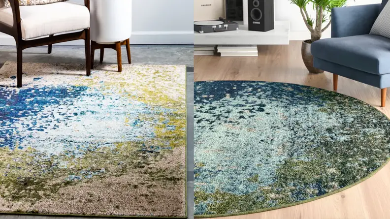 Hayes Blue Area Rug