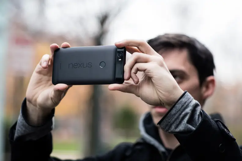 The Nexus 6P primary camera in use