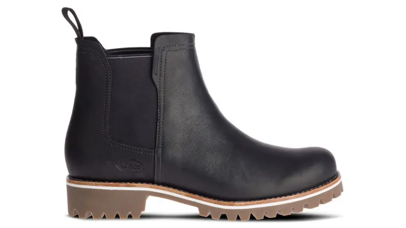 Black boot.