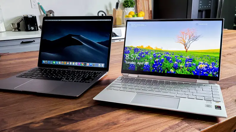 HP Spectre x360 13t  vs MacBook Air