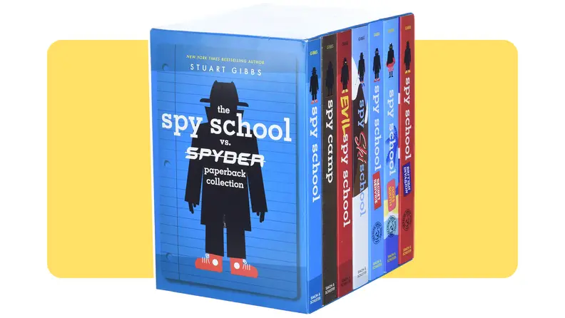 Box set of books for _Spy School_ children's books.