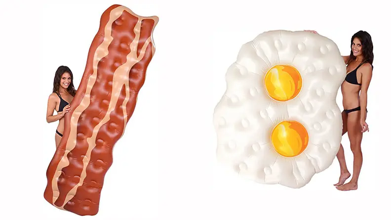 Coconut Floats Eggs and Bacon