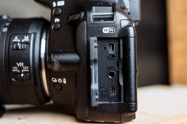 The mic jack is a great addition for aspiring videographers.