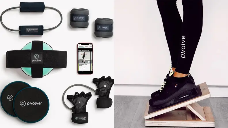 P.volve's essentials kit and slant board.