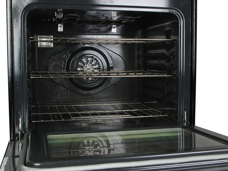 The 5.4-cubic-foot capacity oven did fairly well in our baking evenness tests.