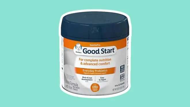 Gerber baby formula container