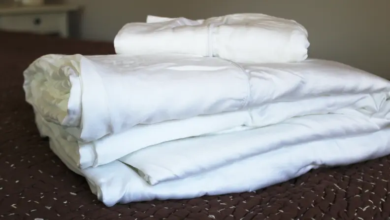 The Ettitude bamboo sheets are shown in white.